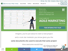 Tablet Screenshot of demandmetric.com